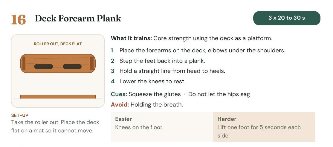 Exercise card 6 from the Find Your Balance program